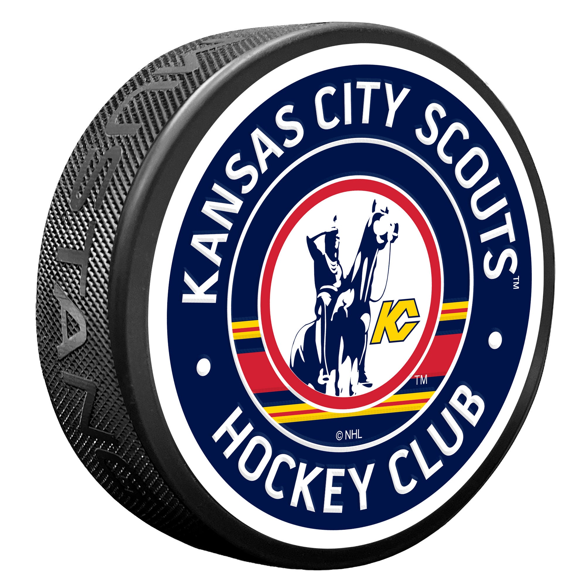 Vintage Kansas City Scouts Puck, Hockey Pucks -  Canada