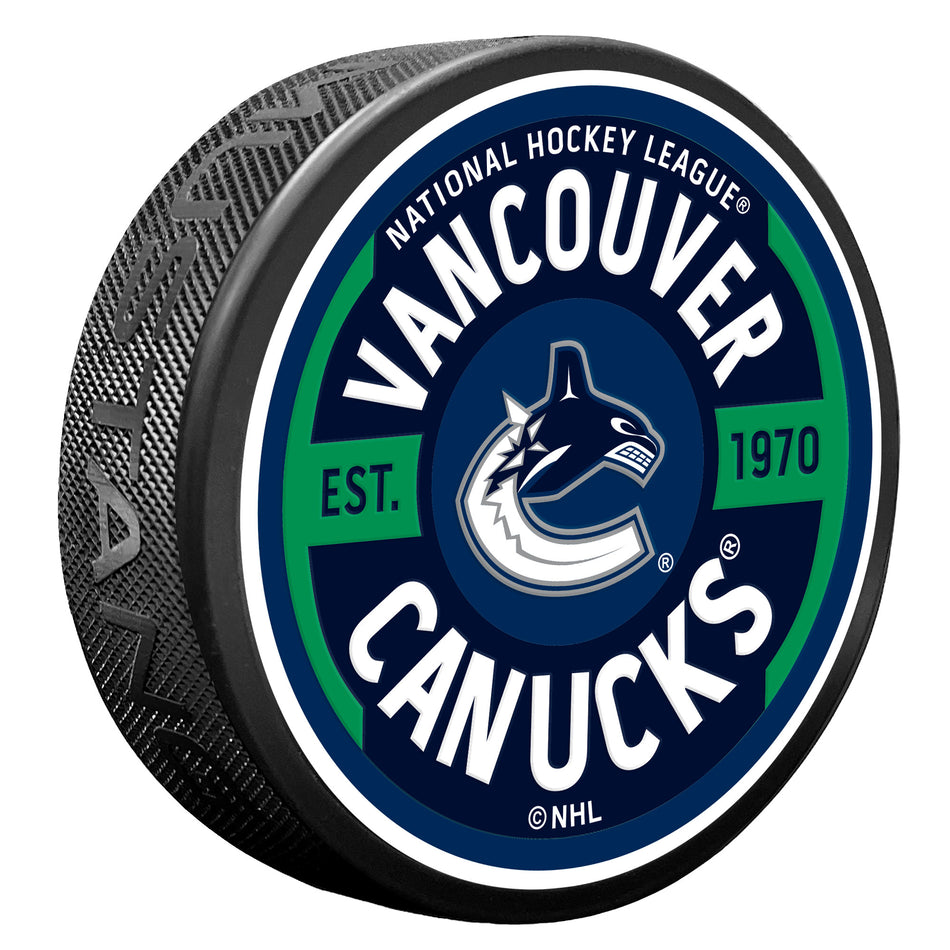 Vancouver Canucks Puck - Textured Gear