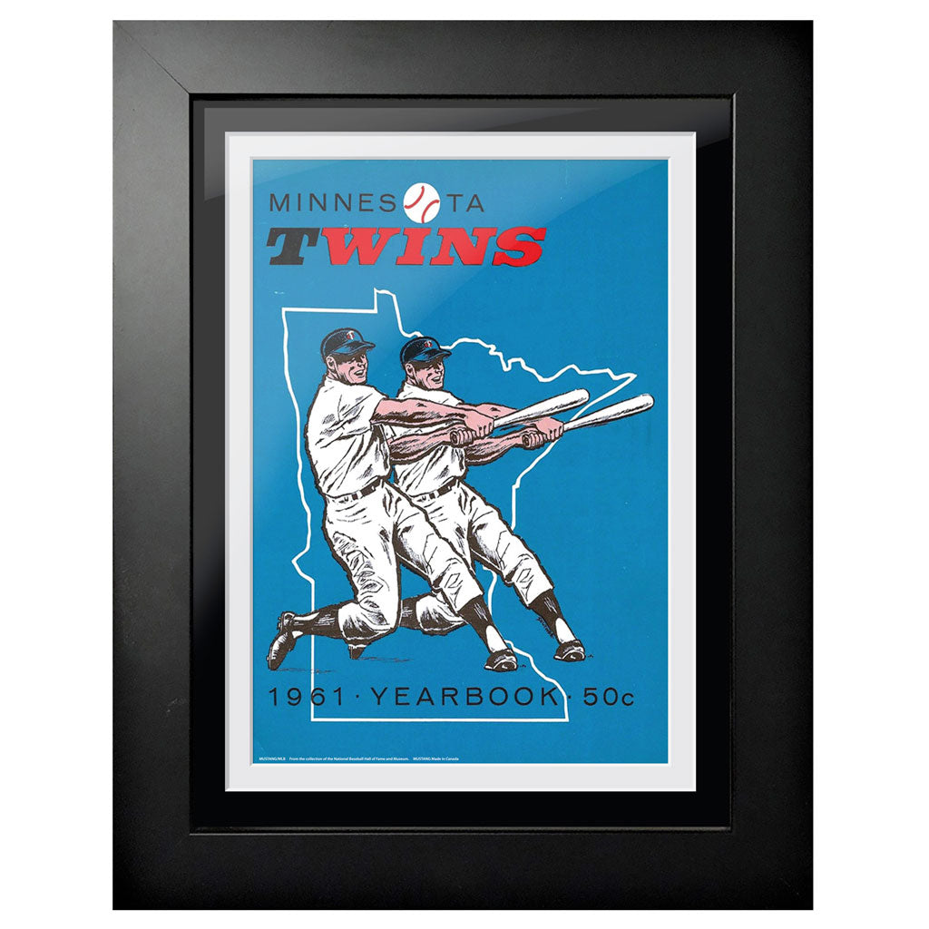 New York Yankees 1961 Vintage 12'' x 16'' Framed Program Cover