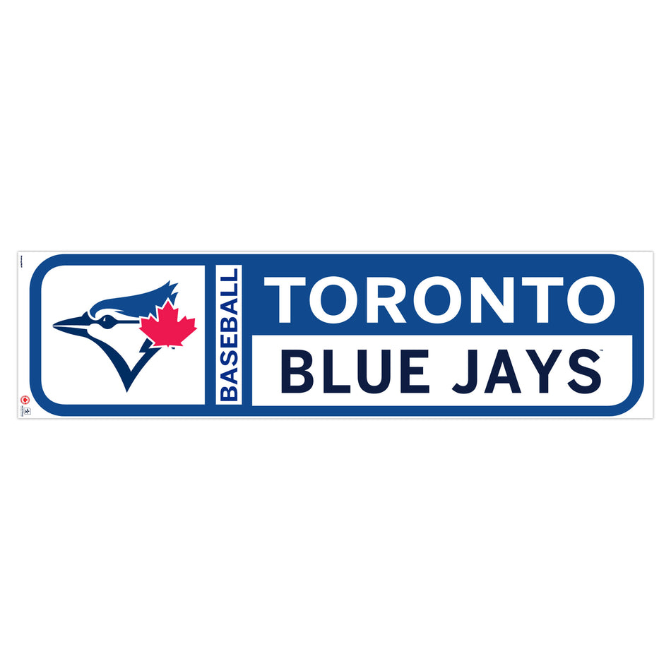 Toronto Blue Jays 90x23 Team Repositional Wall Decal Design 56