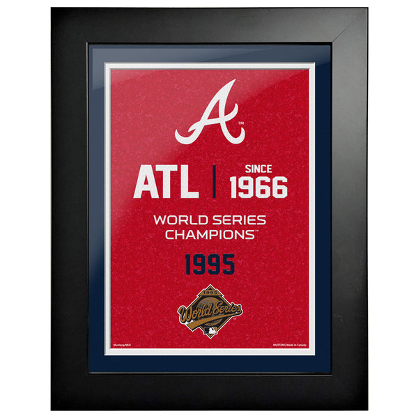 Atlanta Braves 12x16 World Series Empire Frame