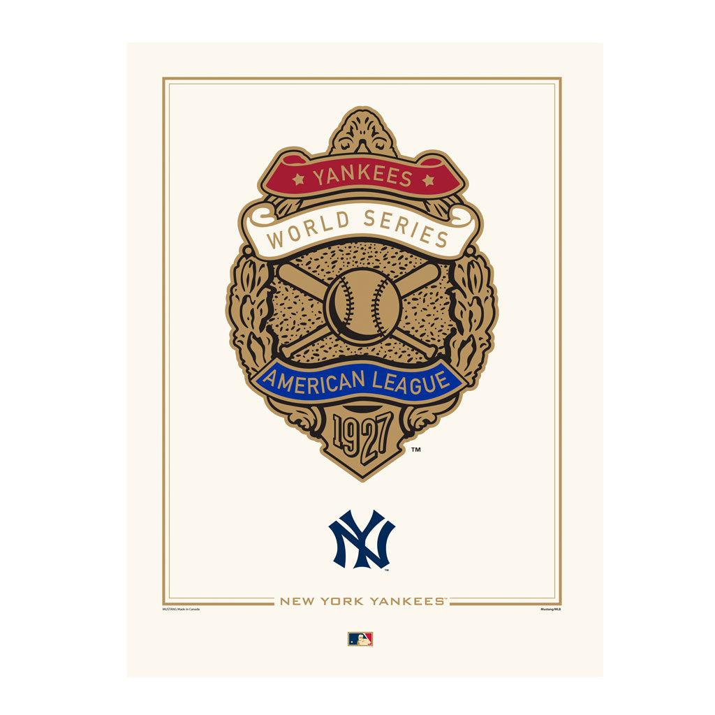 New York Yankees 1927 World Series Champions 12'' x 16'' Fall