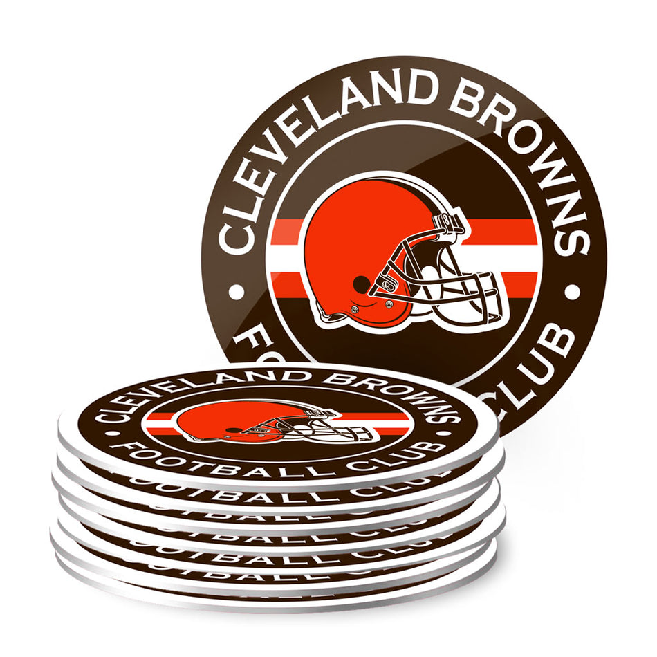Cleveland Browns Coasters - Eight Pack Set