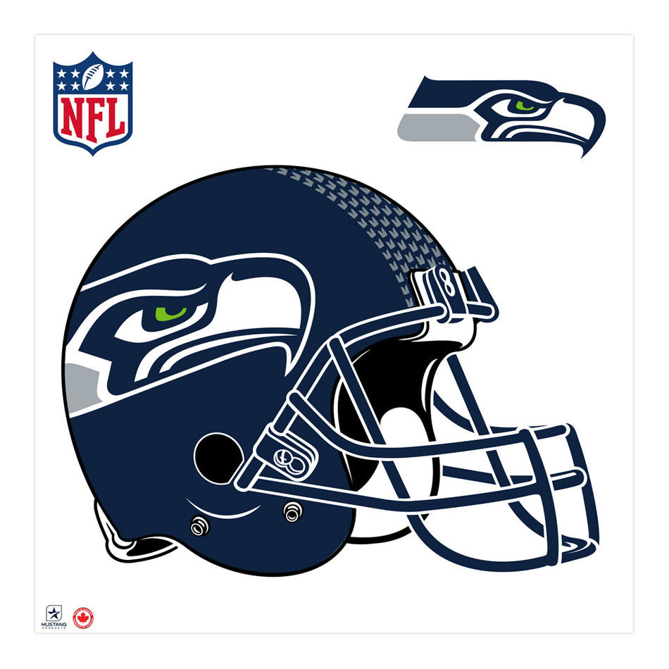 Seattle Seahawks 36x36 Team Helmet Repositional Wall Decal