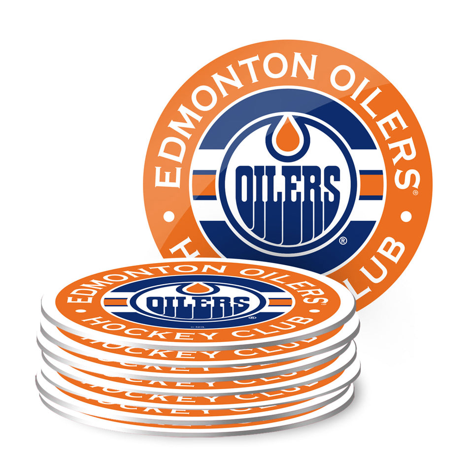 Edmonton Oilers Coasters | Eight Pack Set