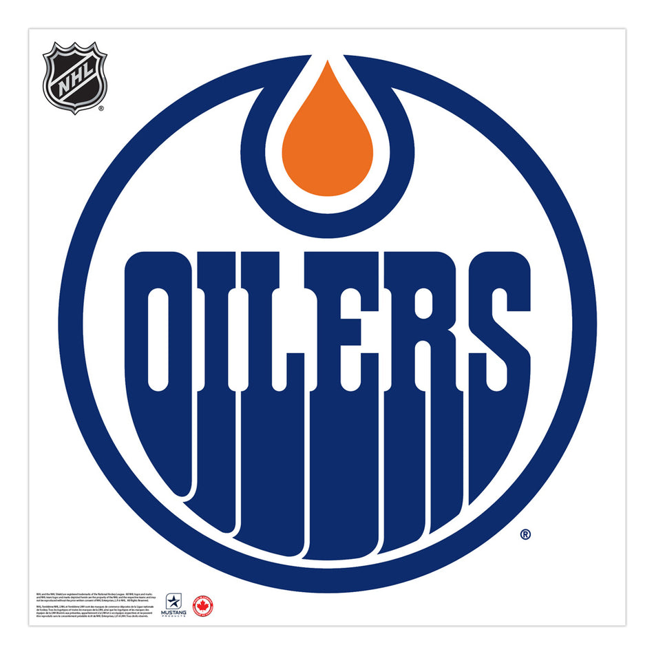 Edmonton Oilers Wall Decal | Team Logo 36" x 36"