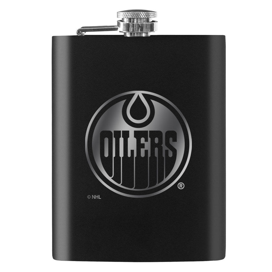 Edmonton Oilers Flask | Laser Etched 8 oz