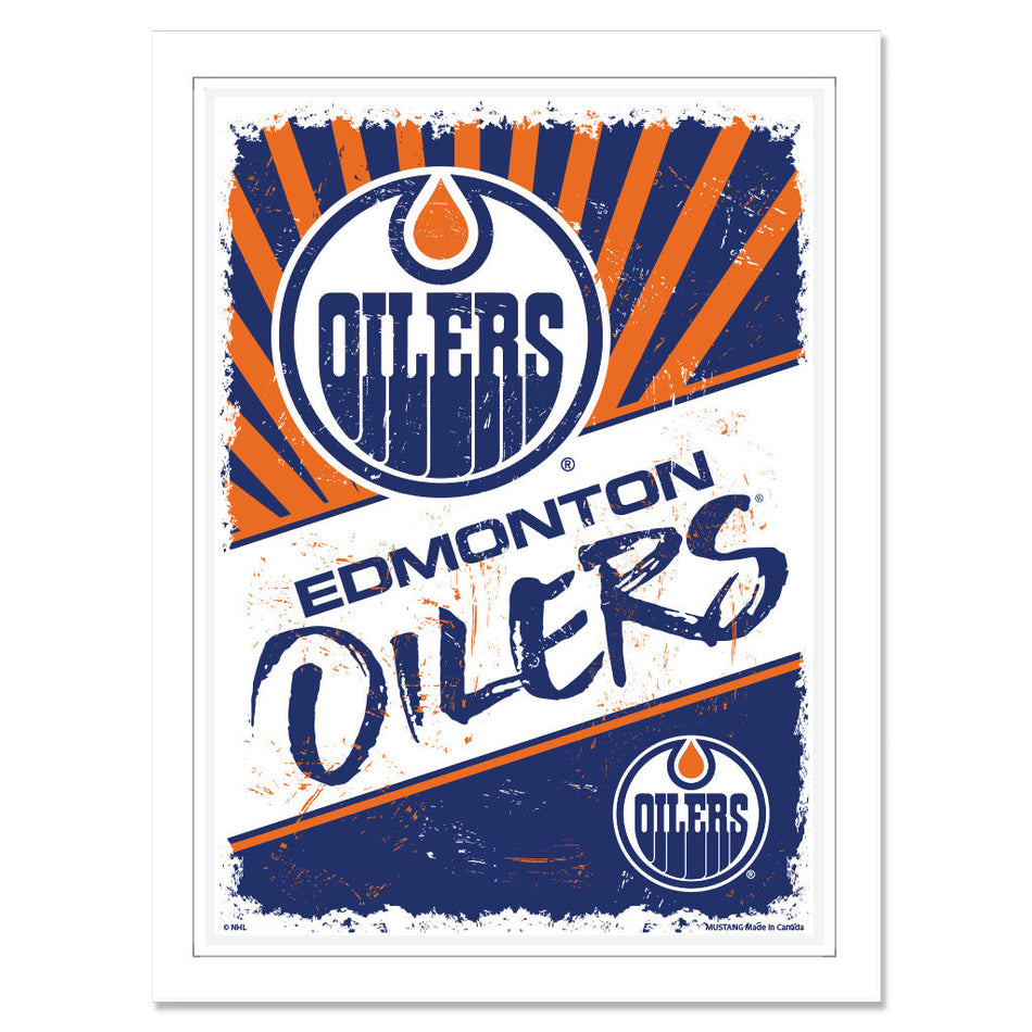 Edmonton Oilers Wall Art | Classic Print 12" x 16"
