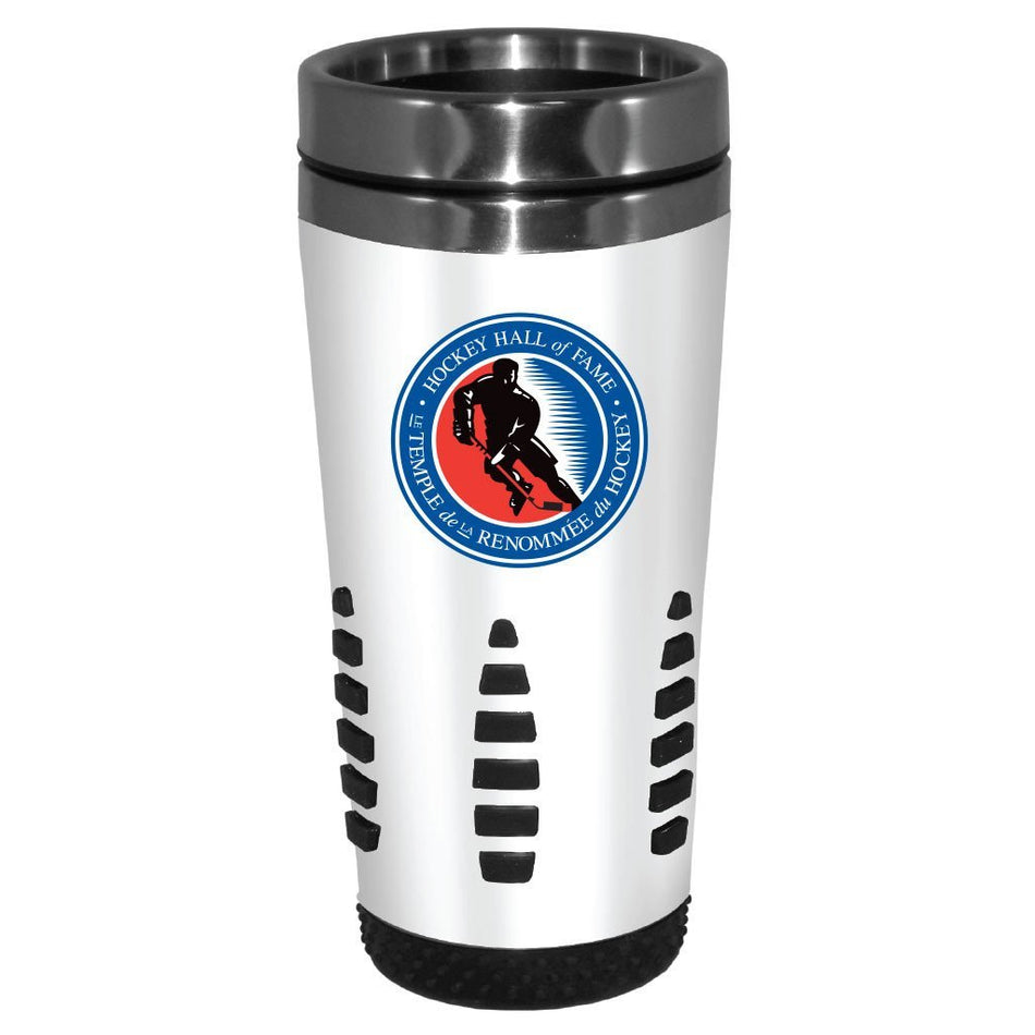 Hockey Hall of Fame Travel Mug | White Huntsville 16 oz.