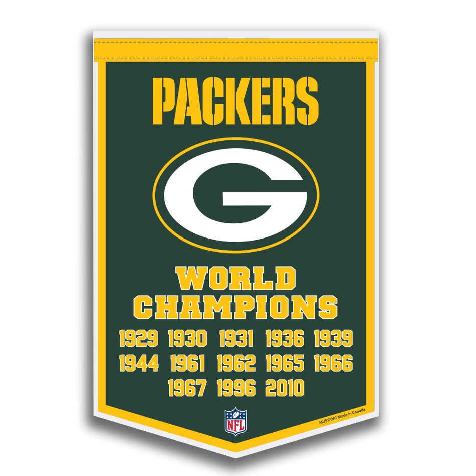 Green Bay Packers Banner | Dynasty 10" x 15"