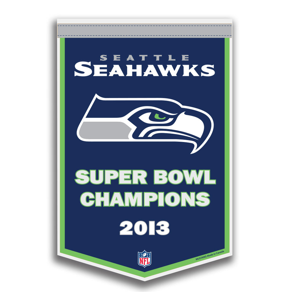 Seattle Seahawks Banner | Dynasty 10" x 15"