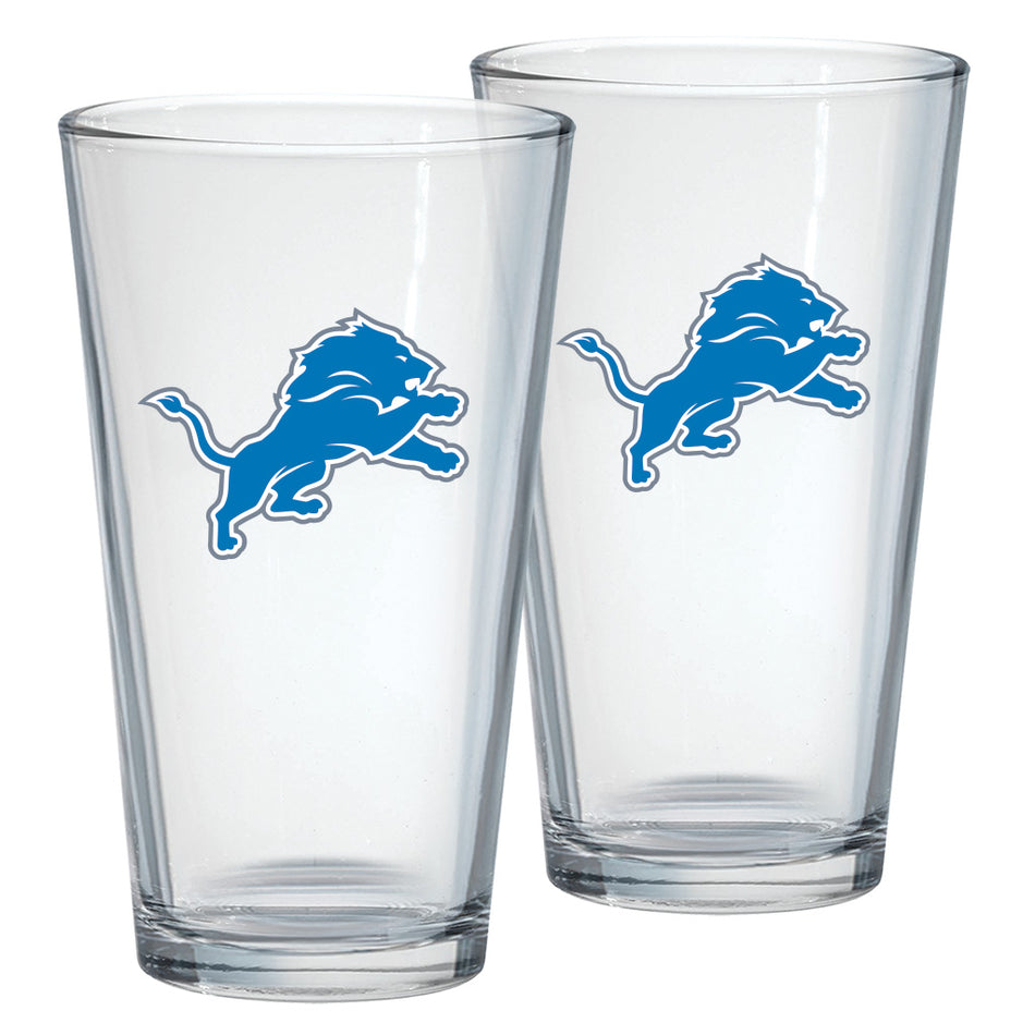 Detroit Lions Glass Set (2-Pack)