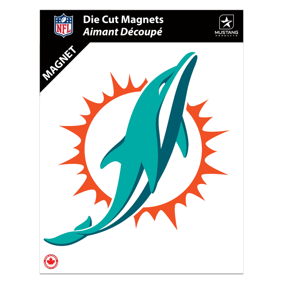 Miami Dolphins Magnet 8" x 11"