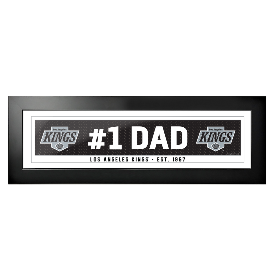 Los Angeles Kings Frame - 6" x 22" #1 Dad