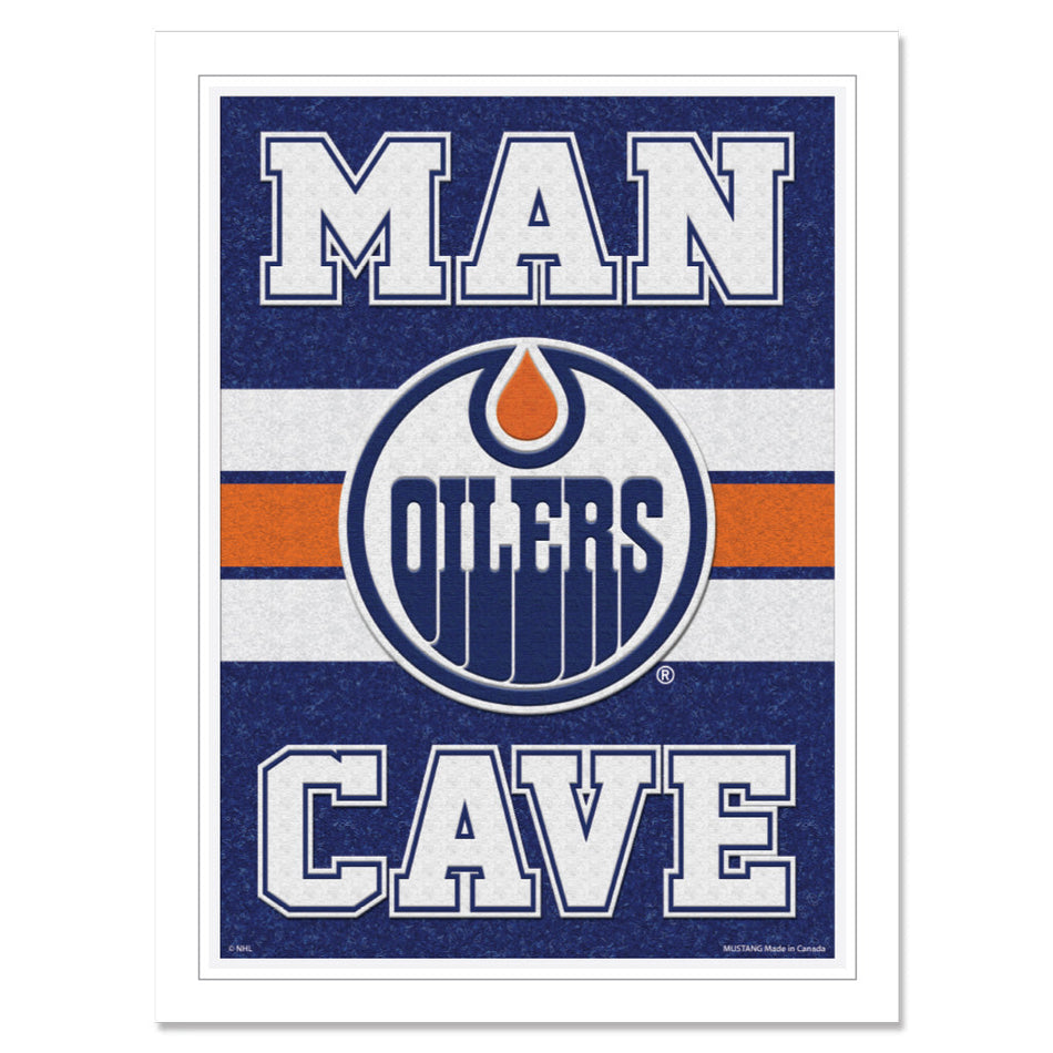 Edmonton Oilers Wall Art | Man Cave Print 12" x 16"