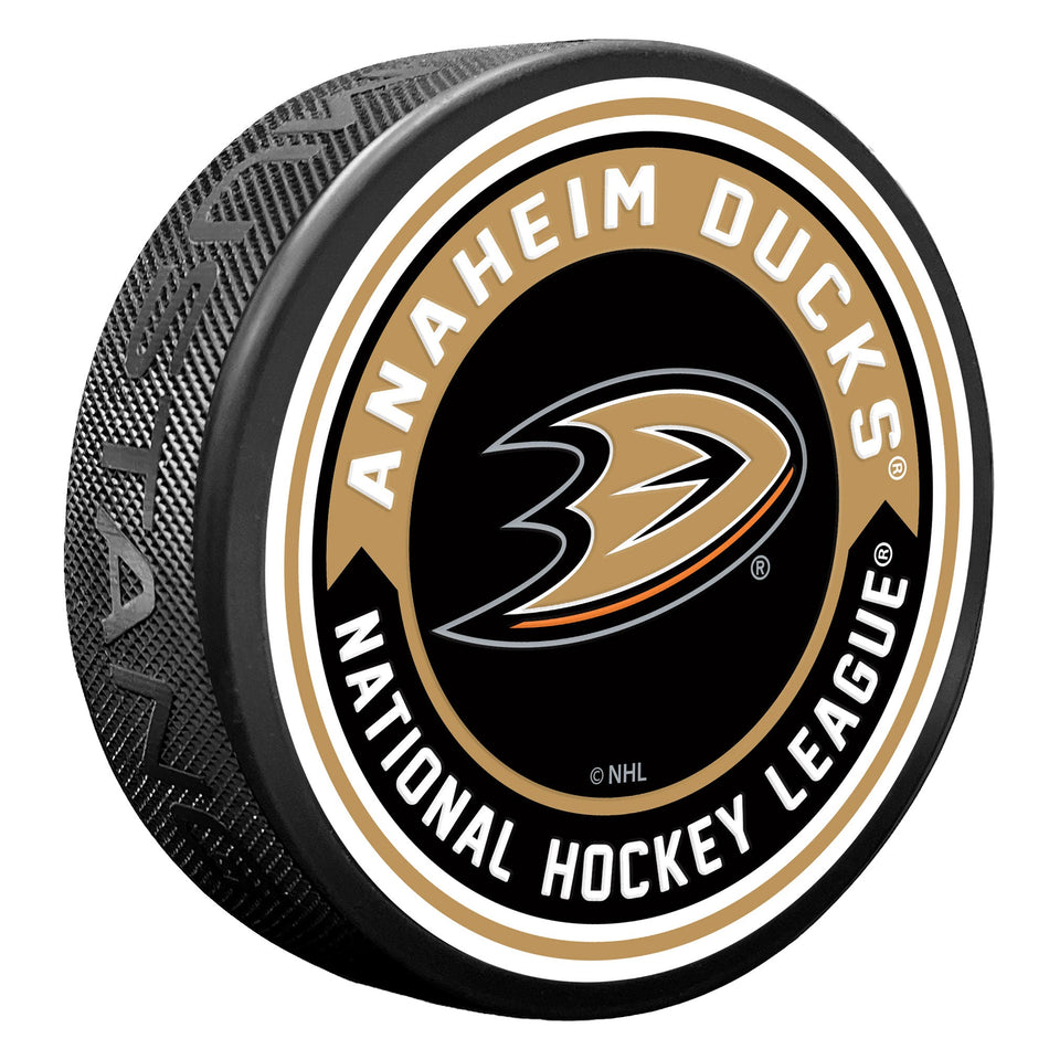 Anaheim Ducks Puck - Arrow