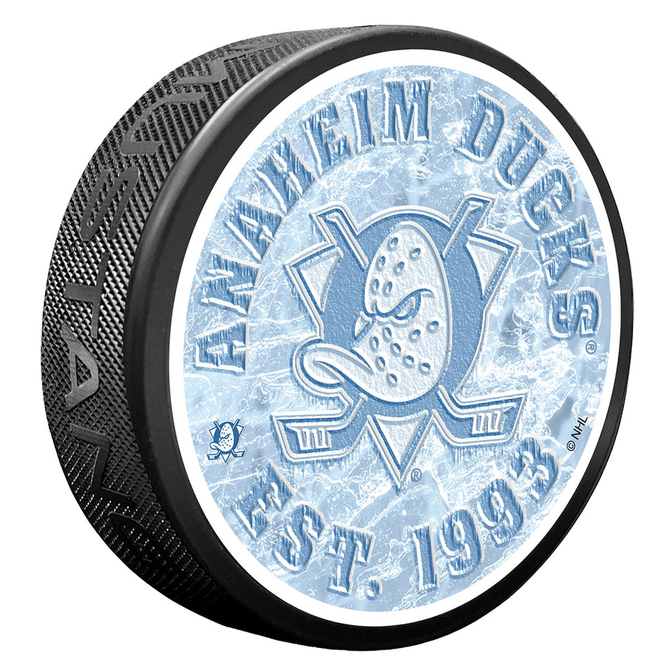 Anaheim Ducks Puck - Frozen