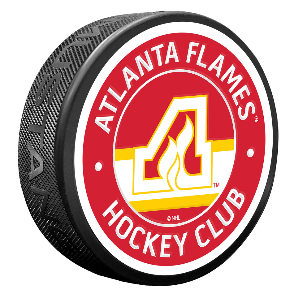 Vintage Atlanta Flames Puck