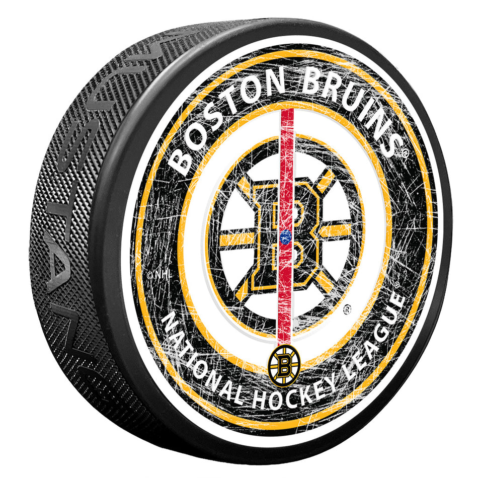 Boston Bruins Puck - Center Ice