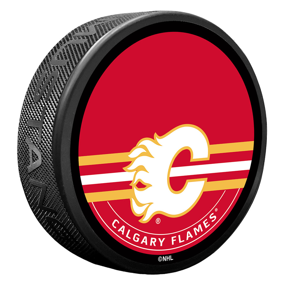 Calgary Flames Puck - Autograph