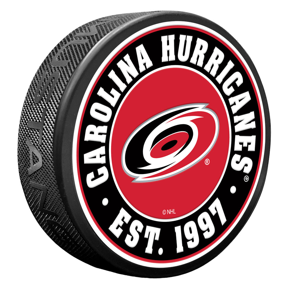 Carolina Hurricanes Puck - Textured Established