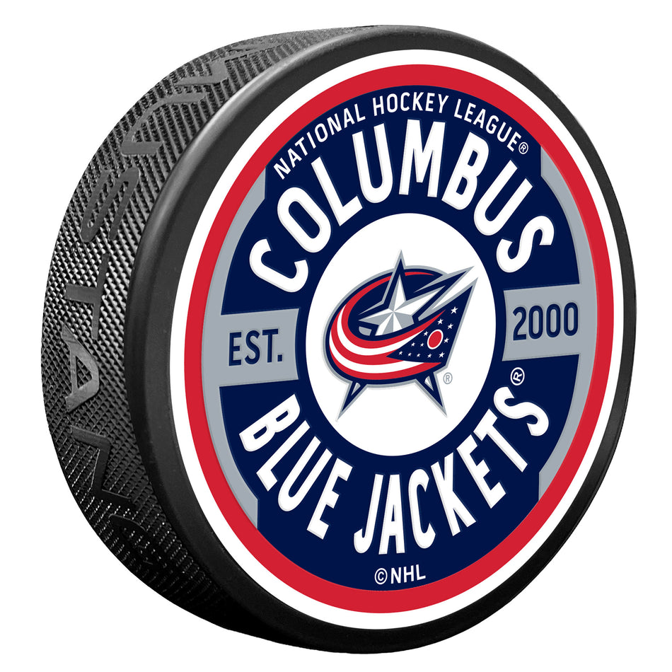 Columbus Blue Jackets Puck - Textured Gear