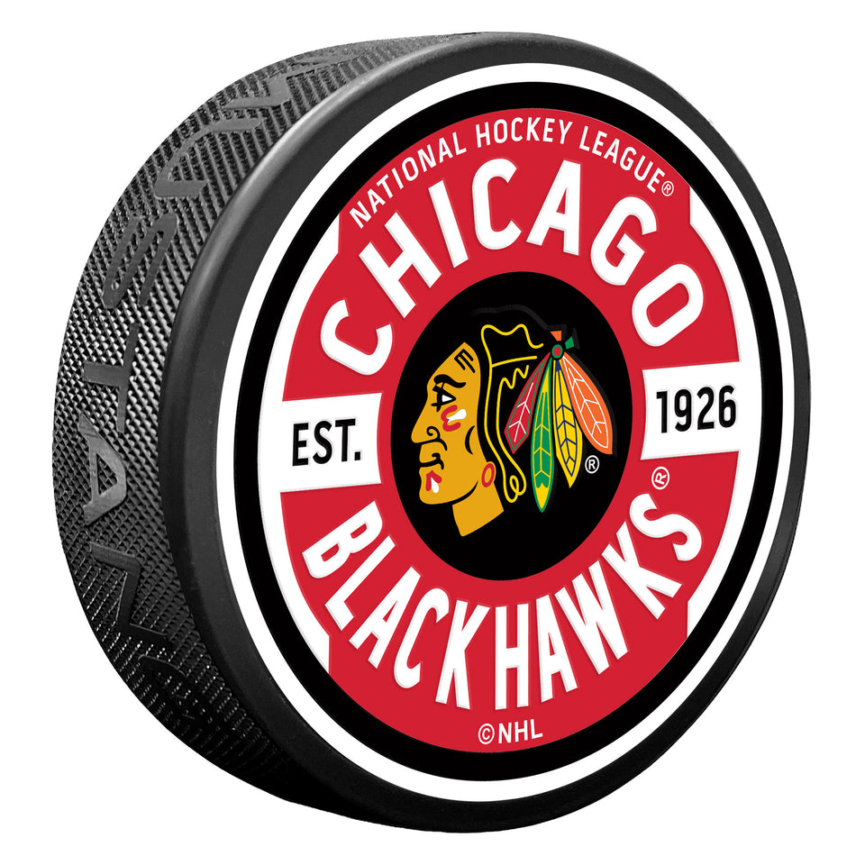 Chicago Blackhawks Puck - Textured Gear
