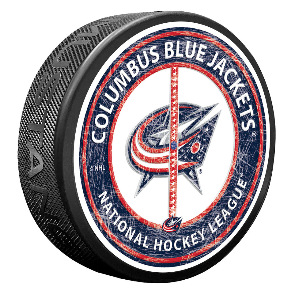 Columbus Blue Jackets Puck - Center Ice