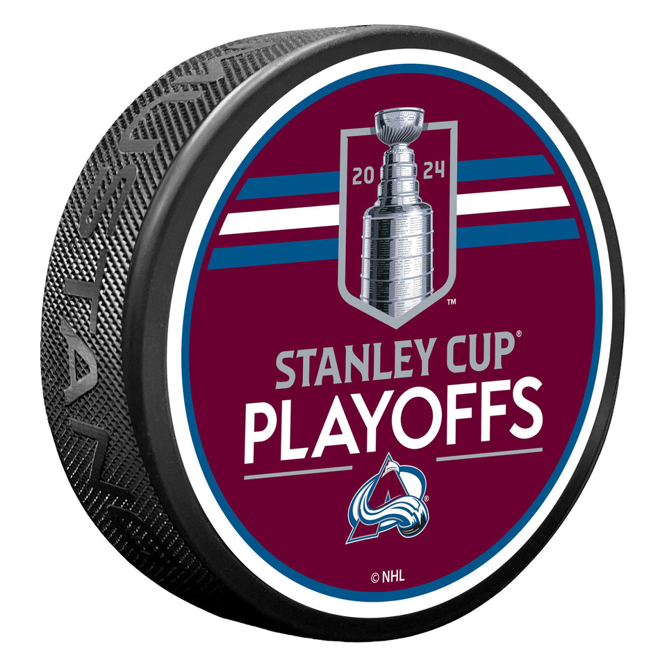 Colorado Avalanche Puck | 2024 Stanley Cup Playoffs