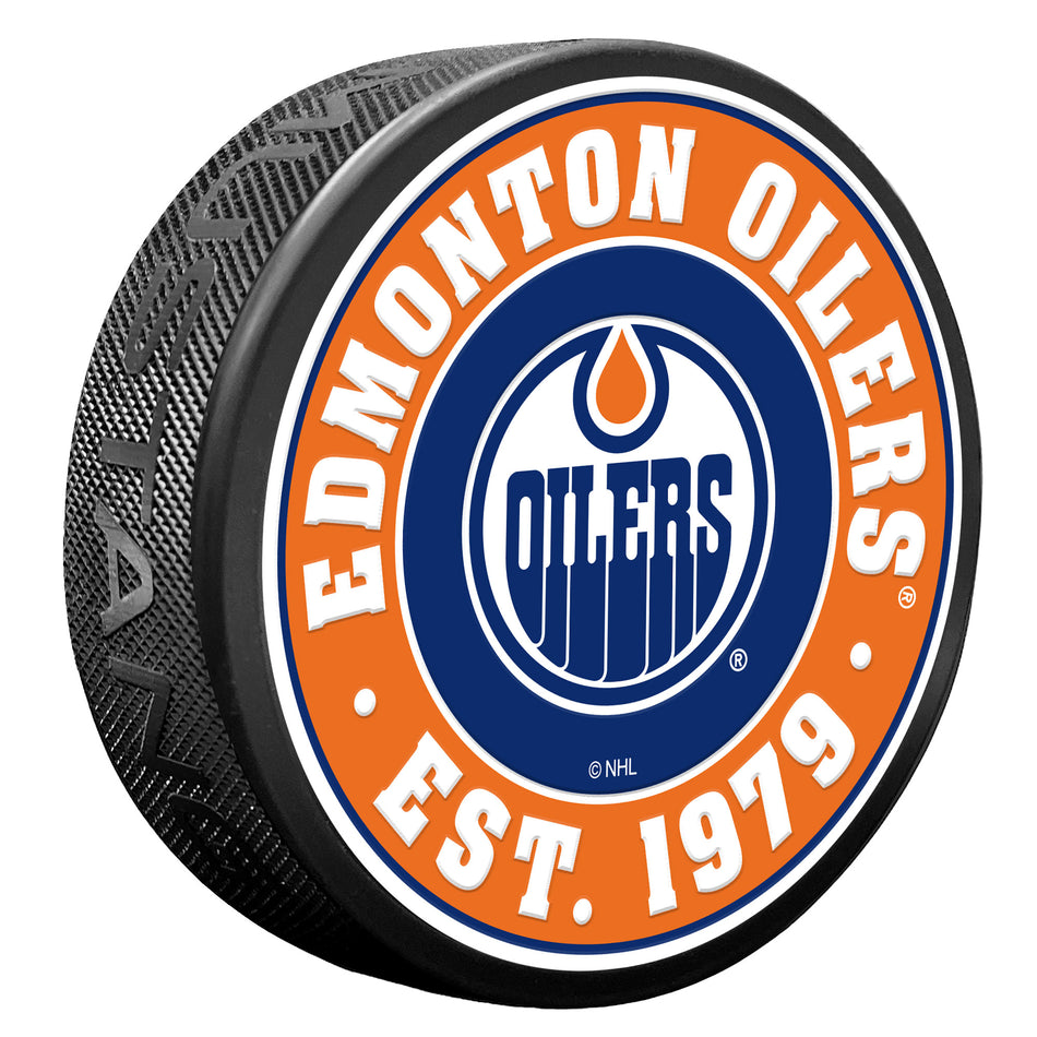 Edmonton Oilers Puck | Established