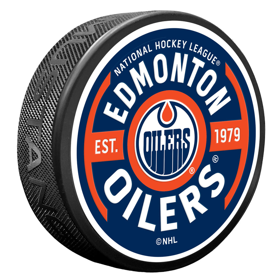 Edmonton Oilers Puck - Textured Gear
