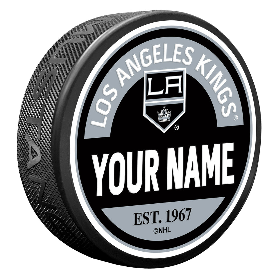 Los Angeles Kings Personalized Puck