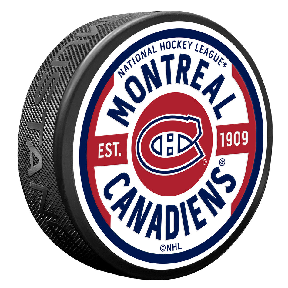 Montreal Canadiens Puck - Textured Gear
