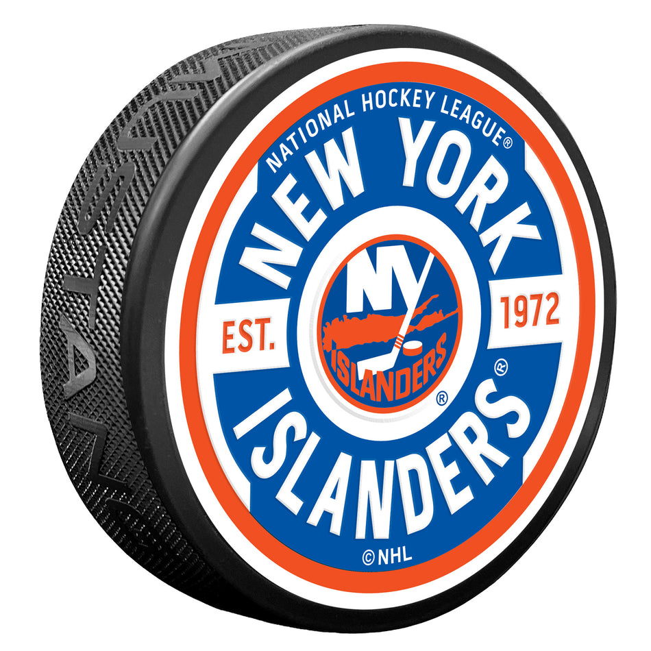 New York Islanders Puck - Textured Gear