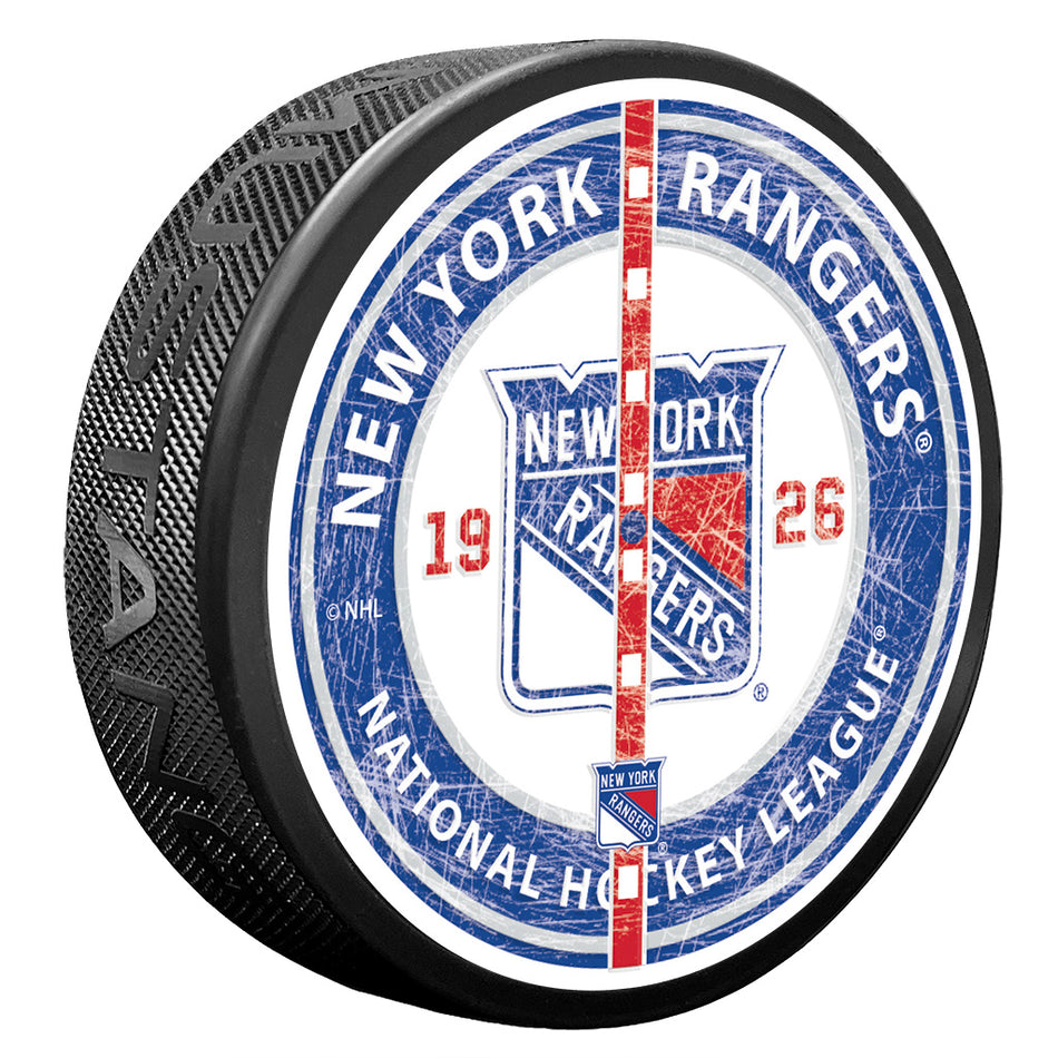 New York Rangers Puck - Center Ice