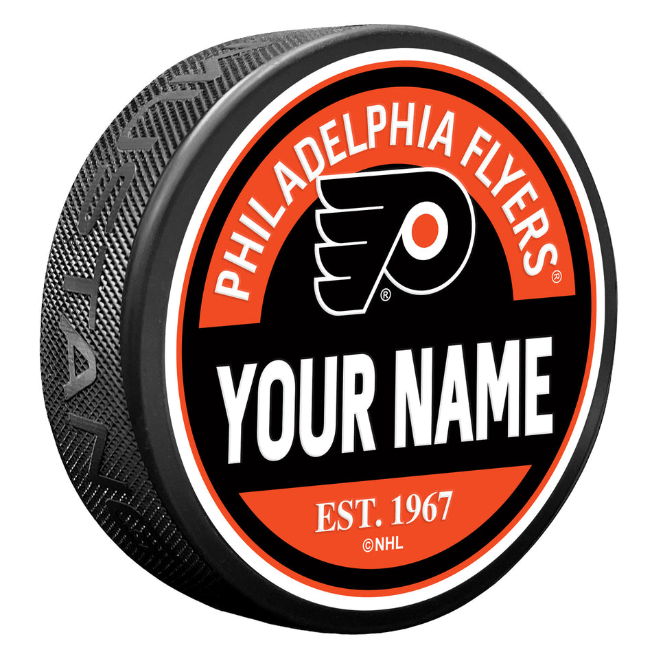 Philadelphia Flyers Personalized Puck