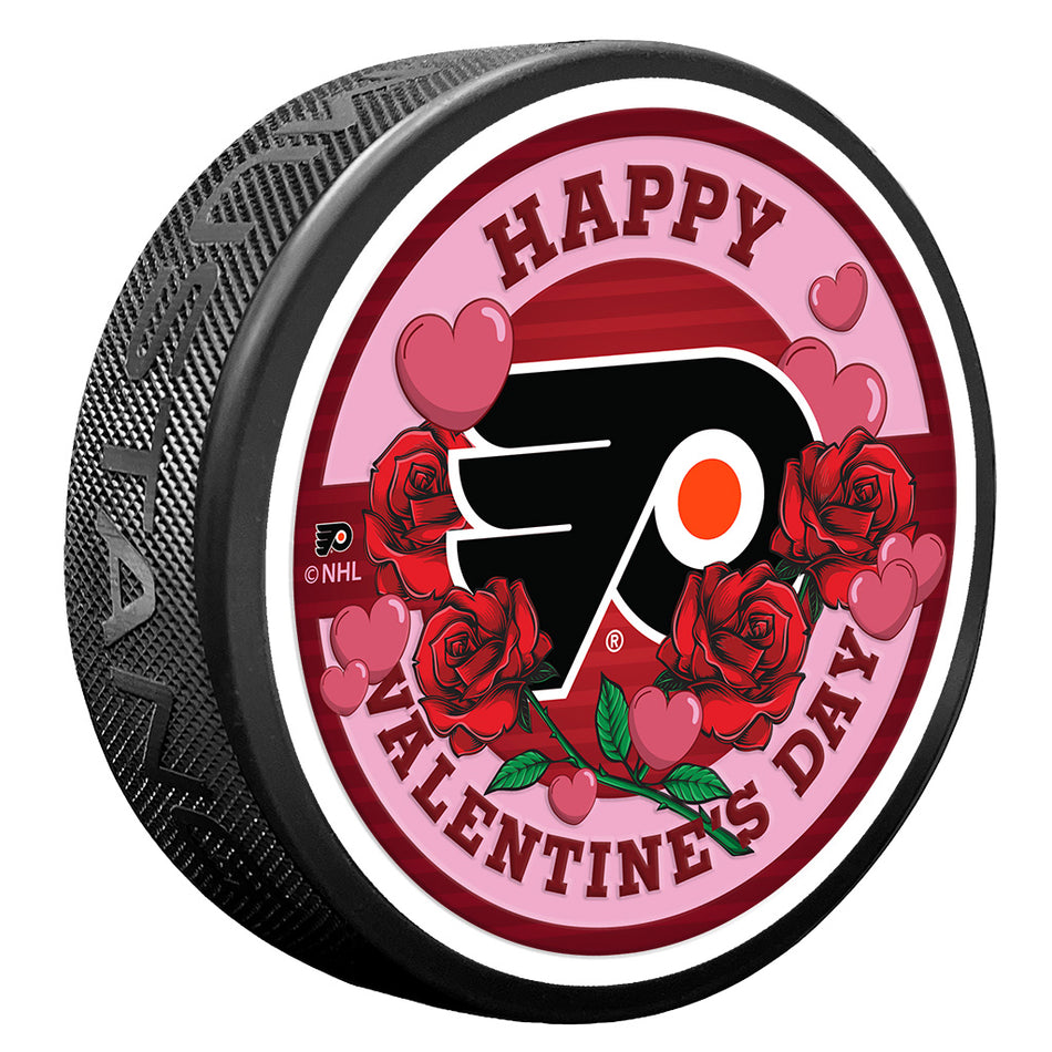 Valentine's Day Philadelphia Flyers Puck