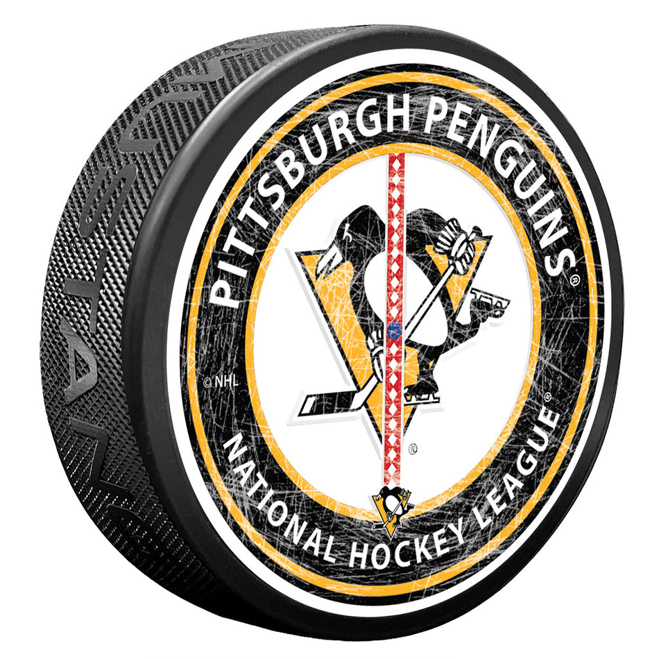 Pittsburgh Penguins Puck - Center Ice