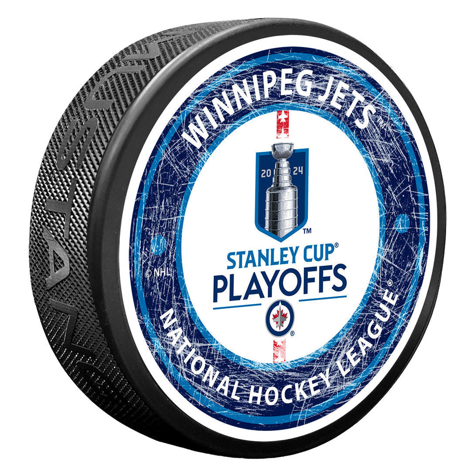 Winnipeg Jets Puck | 2024 Stanley Cup Playoffs Center Ice