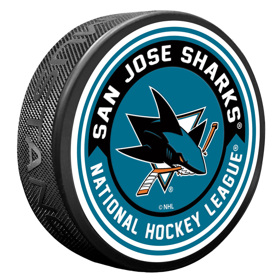 San Jose Sharks Puck - Arrow