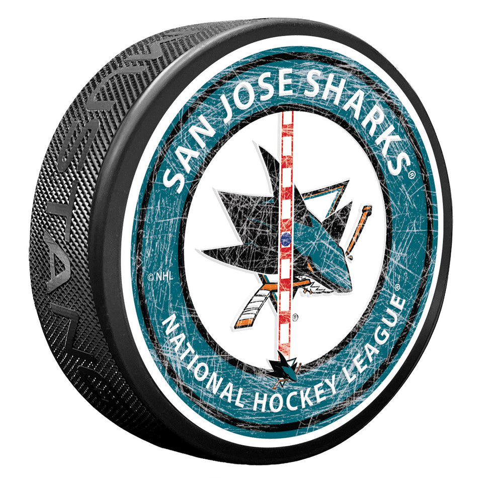 San Jose Sharks Puck - Center Ice
