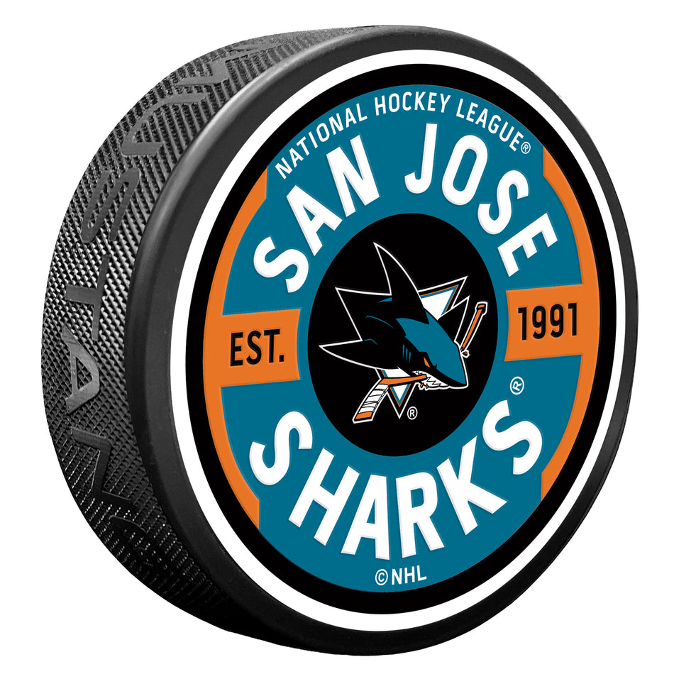 San Jose Sharks Puck - Textured Gear