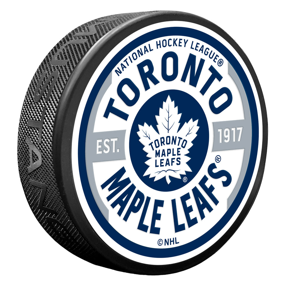 Toronto Maple Leafs Puck - Textured Gear