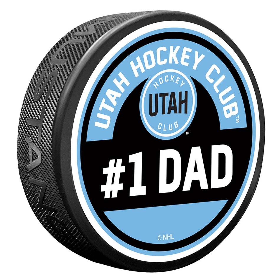 Utah Hockey Club Puck |  #1 Dad