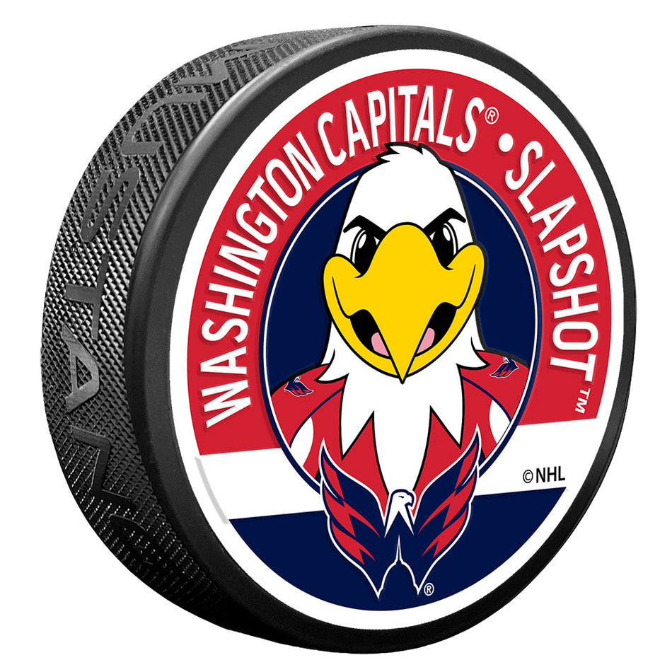 Washington Capitals Puck - Textured Slapshot Mascot