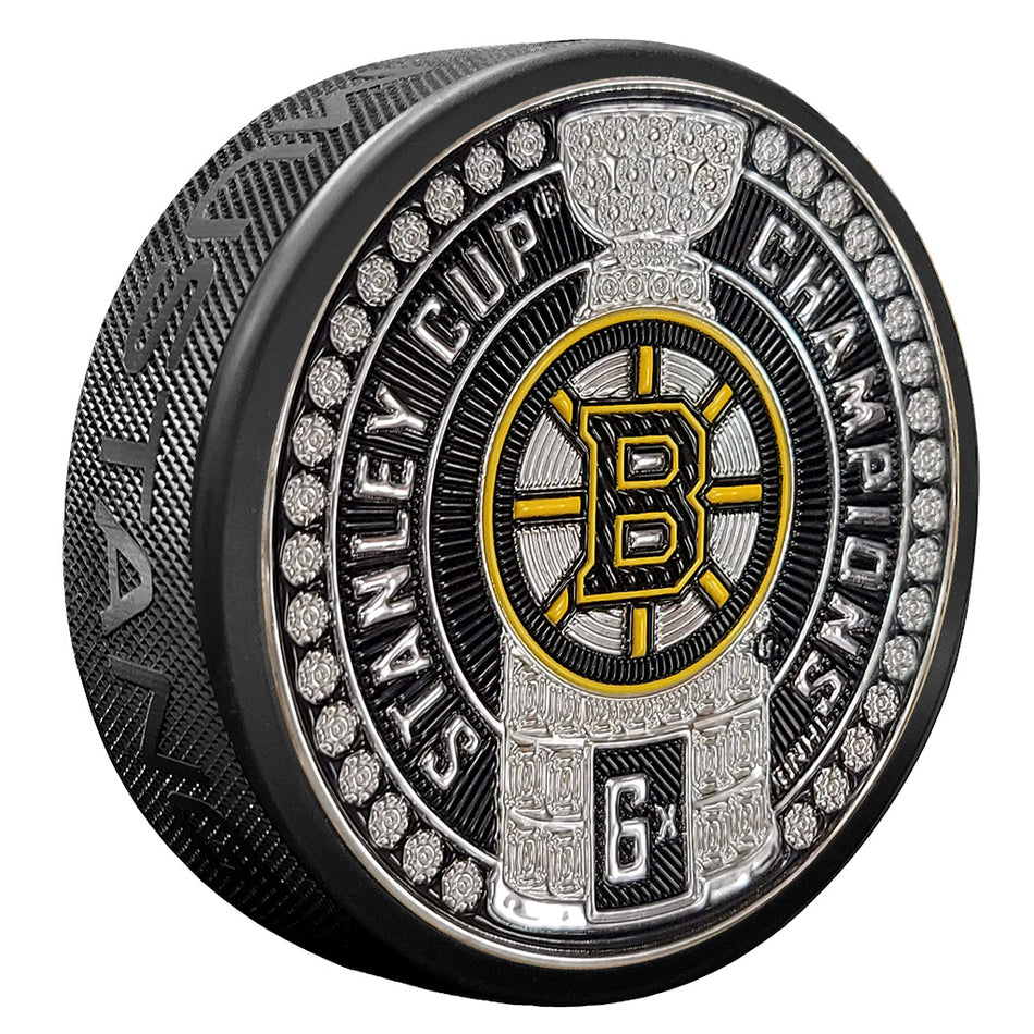 Boston Bruins Puck - Trimflexx Stanley Cup Dynasty