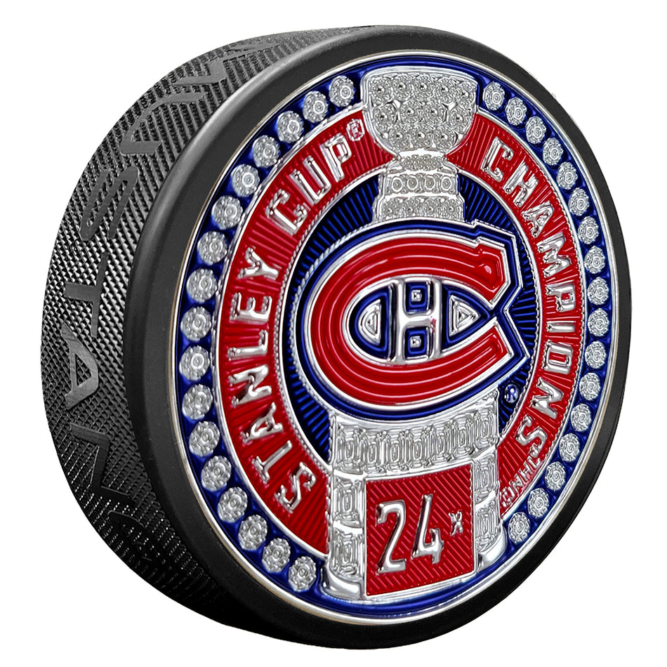 Montreal Canadiens Puck - Trimflexx Stanley Cup Dynasty