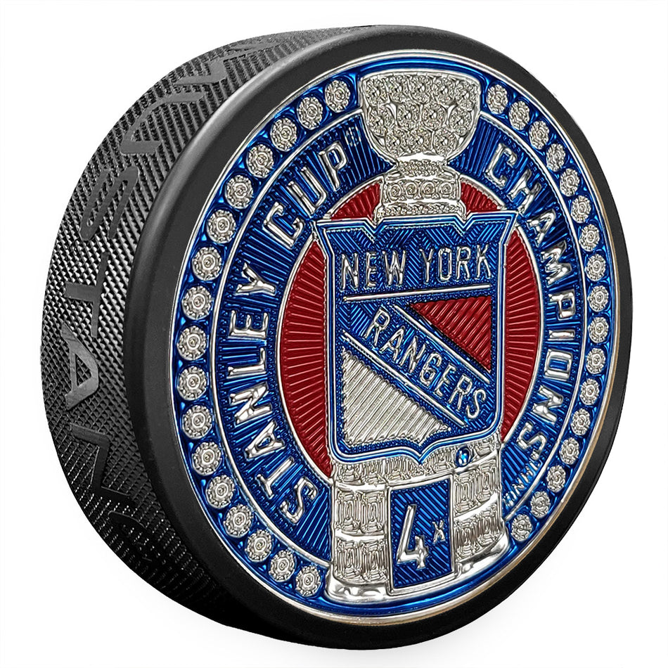 New York Rangers Puck - Trimflexx Stanley Cup Dynasty