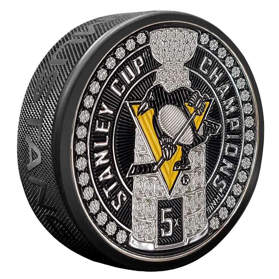 Pittsburgh Penguins Puck - Trimflexx Stanley Cup Dynasty