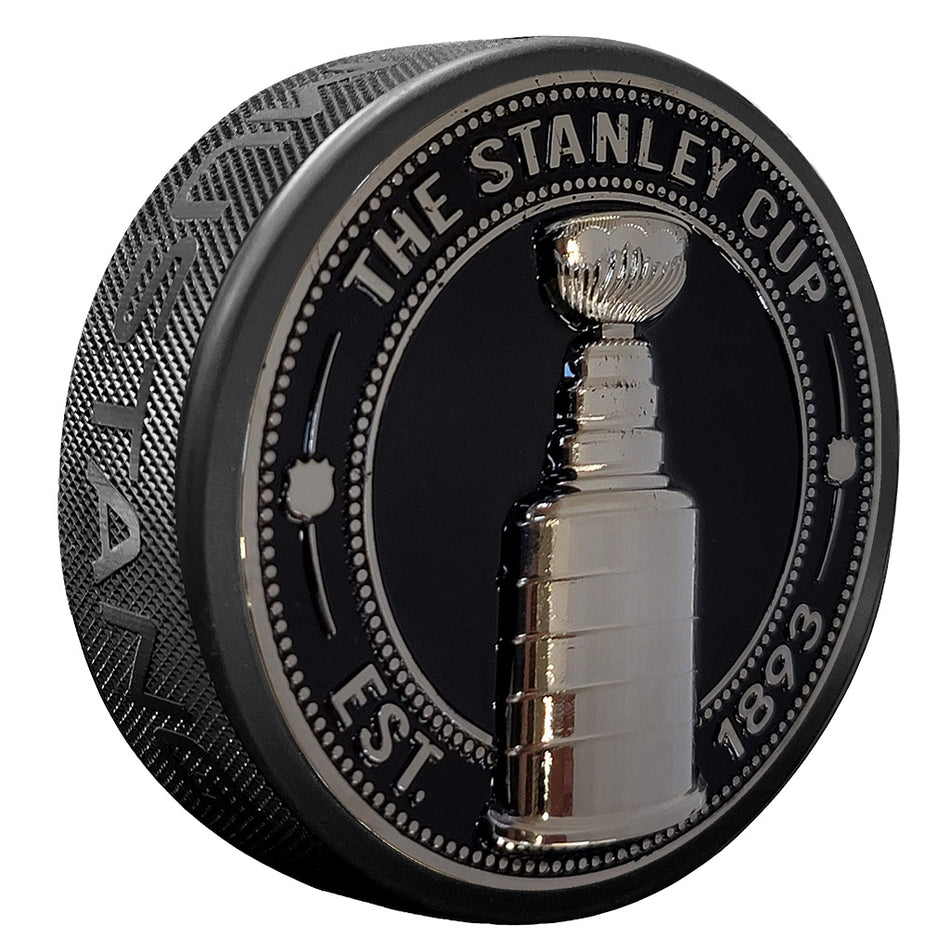 NHL Stanley Cup Puck | Ultra 3D Silver Medallion
